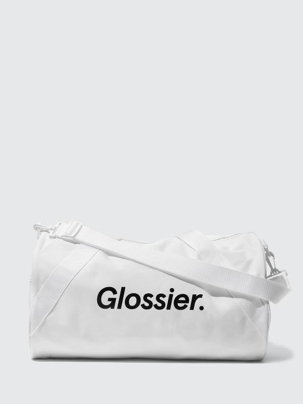 glossier duffle bag