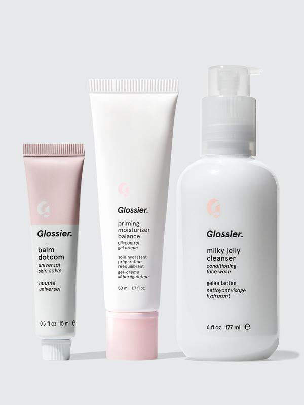 glossier the skincare set