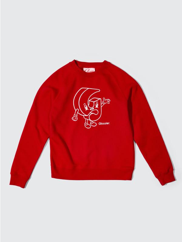 glossier sweatshirt timothée